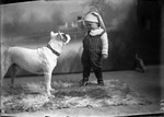 Box 3, Neg. No. 731: Boy Playing with a Dog
