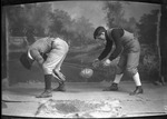 Box 3, Neg. No. 837: Two Boys Playing with a Football
