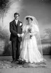 Box 4, Neg. No. 1085B: Clyde B. Wells and His Bride