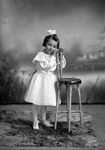 Box 4, Neg. No. 1269: Girl Leaning on a Chair