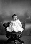 Box 4, Neg. No. 1200: Baby in a Chair
