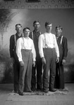 Box 5, Neg. No. 1325: Group Photograph of Five Men