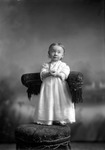 Box 5, Neg. No. 1601: Baby on a Chair