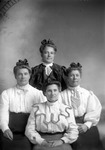 Box 5, Neg. No. 1763: Group Photograph of Four Women