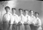 Box 7, Neg. No. 2507A: Group Photograph of Six Women