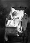 Box 8, Neg. No. 2927B: Baby Lying in a Carriage