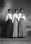Box 8, Neg. No. 3228: Three Women Standing by William R. Gray