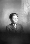 Box 9, Neg. No. 37005: Boy Looking Away from the Camera by William R. Gray