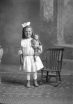 Box 9, Neg. No. 37029: Girl Holding a Doll by William R. Gray