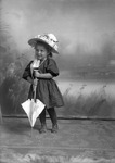 Box 9, Neg. No. 4488A: Girl with an Umbrella by William R. Gray