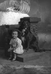 Box 9, Neg. No. 4676: Baby and Dog Jess - March Hathorne