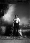 Box 10, Neg. No. 4761: L. R. Reynolds with Dogs by William R. Gray