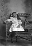 Box 10, Neg. No. 4776B: Girl Reclining in a Chair by William R. Gray