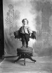 Box 11, Neg. No. 4981: Boy Standing on a Chair by William R. Gray