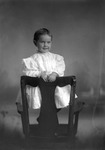 Box 11, Neg. No. 6094A: Girl Standing on a Chair by William R. Gray