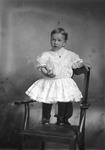 Box 12, Neg. No. 6396: Girl on a Chair by William R. Gray