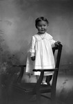 Box 12, Neg. No. 6443B: Baby Standing on a Chair
