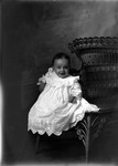 Box 13, Neg. No. 8931X: Baby Sitting on a Chair