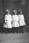 Box 15, Neg. No. 9616: Three Girls Holding Hands