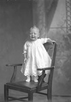 Box 15, Neg. No. 9829: Baby Standing on a Chair
