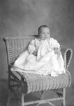 Box 15, Neg. No. 9925: Baby Sitting on a Chair