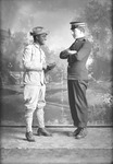 Box 17, Neg. No. 15076: Two Men Standing and Facing Each Other