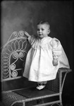 Box 17, Neg. No. 17003: Baby Sitting on a Chair