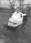 Box 17, Neg. No. 17025: Baby in a Stroller Outside