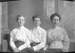 Box 18, Neg. No. 21010: Virginia Lee "Jennie" Firebaugh, Frances Ann Barnhart, and Patty Floy Barger