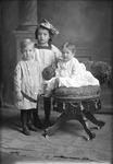 Box 19, Neg. No. 24078: Three Children Posing