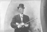 Box 20, Neg. No. 27034: Man Holding a Violin