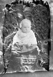 Box 20, Neg. No. 27081: Baby with an Abstract Background