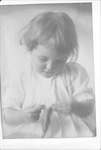 Box 21, Neg. No. 29088 - : Photograph of a Girl Looking Down