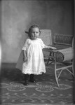 Box 22, Neg. No. 30362: Girl with Arm on a Chair