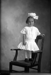 Box 22, Neg. No. 30420: Girl Standing on a Chair