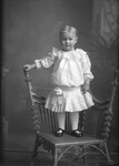 Box 23, Neg. No. 30654: Girl Standing on a Chair