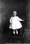 Box 23, Neg. No. 6805: Baby Standing on a Chair