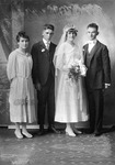 Box 26, Neg. No. 50148: Aloysius Diamond and His Bride with Attendants