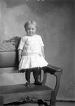 Box 25, Neg. No. 49733: Girl Standing on a Chair