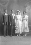 Box 26-1, Neg. No. 33082: J. J. Hall, His Bride and Their Attendants