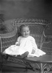 Box 26-2, Neg. No. 268: Baby Sitting in a Chair