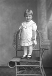 Box 27, Neg. No. 39193: Girl Standing on a Chair