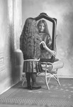 Box 27, Neg. No. 39349: Girl Standing in Front of a Mirror