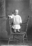 Box 29, Neg. No. 40295: Girl Standing on a Chair
