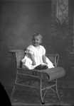 Box 29, Neg. No. 40285: Baby Sitting on a Chair