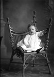 Box 29, Neg. No. 40296: Baby Sitting in a Chair