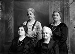 Box 30, Neg. No. 54656-A: Mrs. E. H. Durham and Her Three Sisters