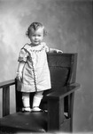 Box 30, Neg. No. 40922: Girl Standing on a Chair