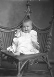 Box 30, Neg. No. 40948: Baby Sitting on a Chair