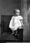 Box 30, Neg. No. 40928: Baby Standing on a Chair